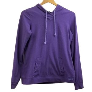 Roots Purple Hoodie Sweatshirt Size Small